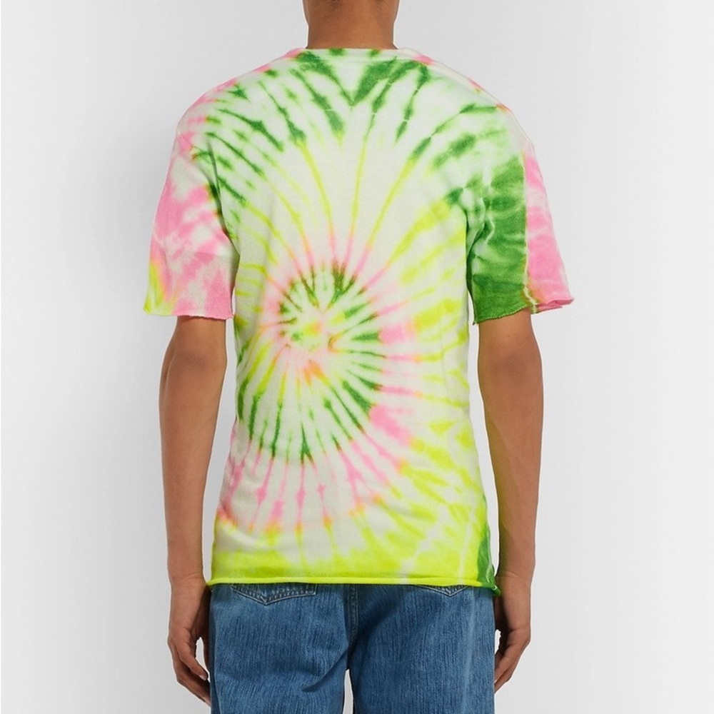 The Elder Statesman Multicolor Tie-Dye Tee